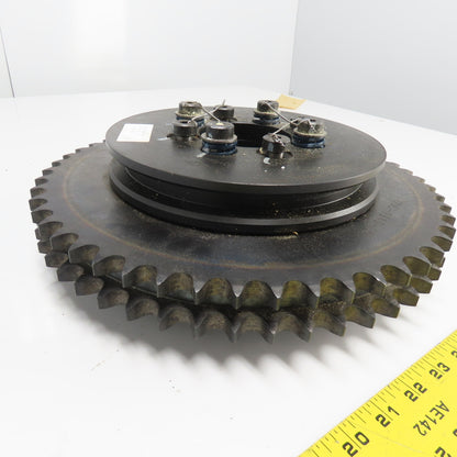 CKS OUC-1249-02 Double Strand Roller Chain Sprocket 52-Tooth 2-3/16" Bore
