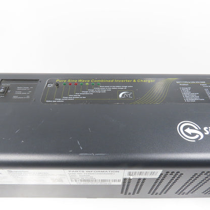 Sigineer APC3012D 3000W 12V To 120/240V 1PH Pure Sine Wave Inverter Charger 80A