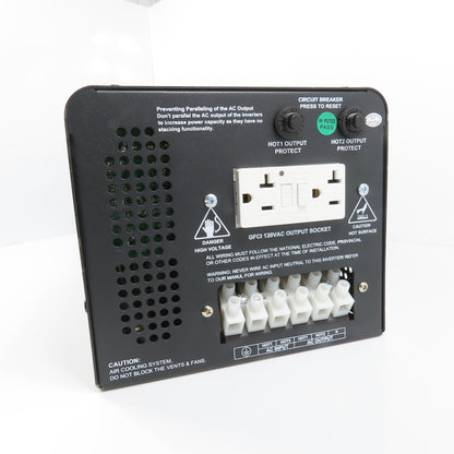 Sigineer APC3012D 3000W 12V To 120/240V 1PH Pure Sine Wave Inverter Charger 80A