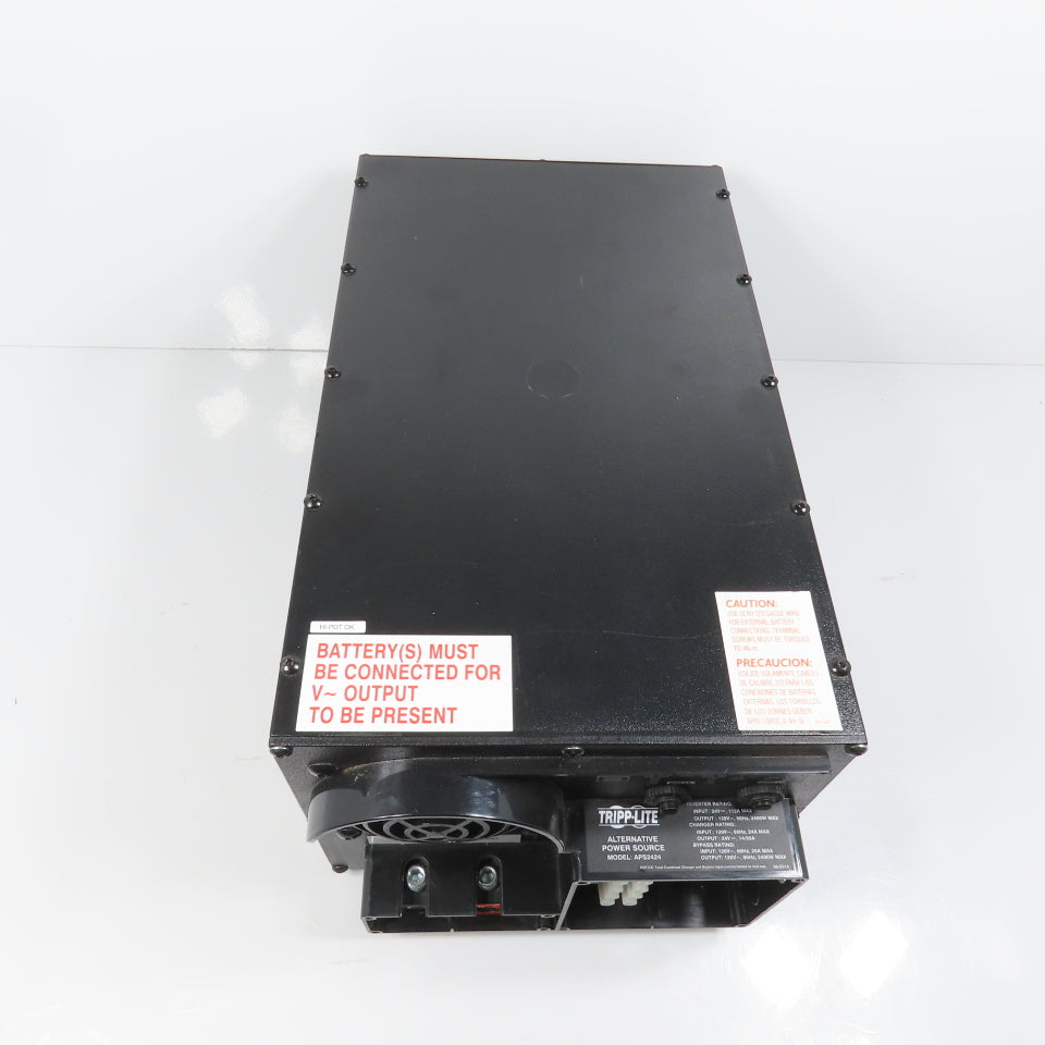 Tripp-Lite APS2424 2400W APS DC/AC Inverter/Charger 24VDC 120V 14/55A Charge
