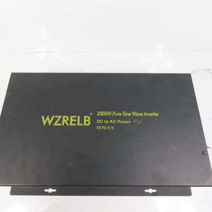 Reliable WZRELB 2000W Pure Sine Wave Inverter 24VDC To 120VAC 60HZ