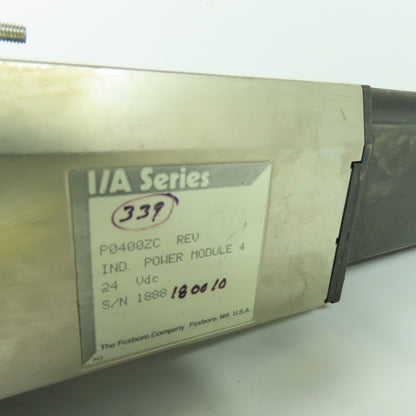 Foxboro P0400ZC I/A Series Power Supply Module 4 24VDC