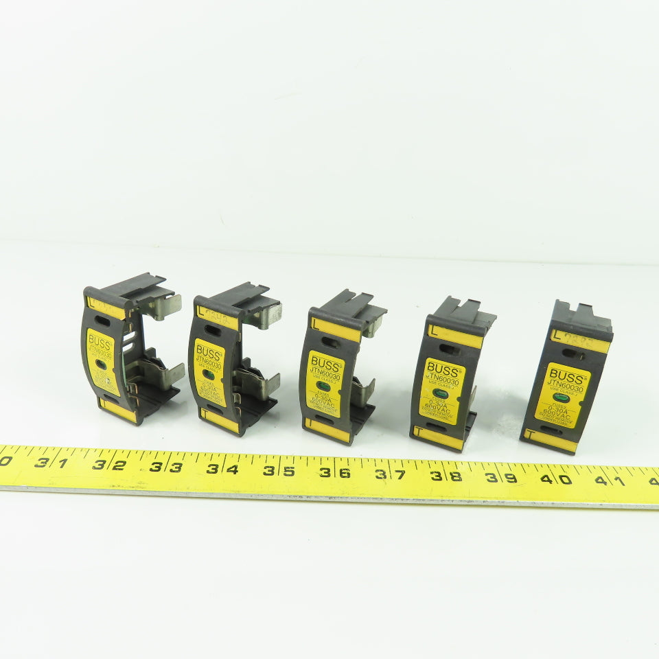 Buss JTN60030 Fuse Holder Class J 0-30A 600VAC Lot of 5