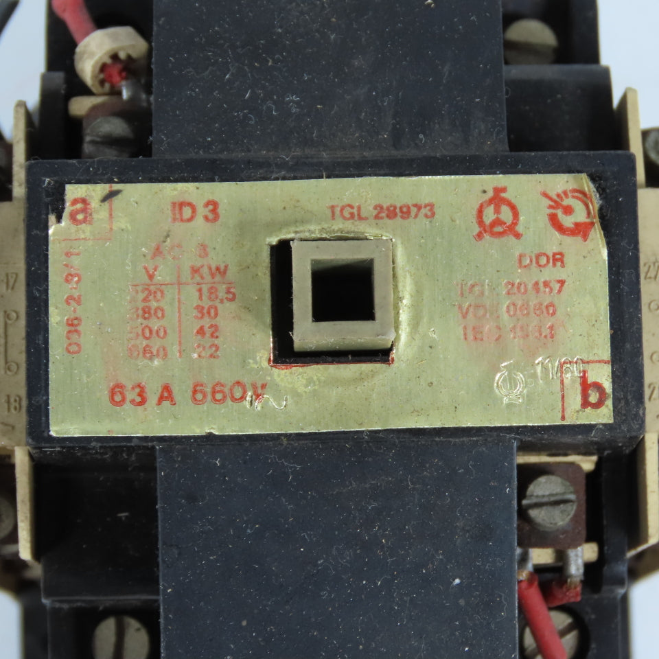 EAW TGL 28973 63A 3-Pole Contactor 660V 42kW