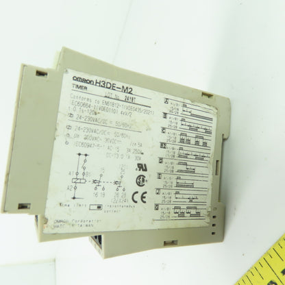 Omron H3DE-M2 Multifunction Timer Relay 24-230V 0.1Sec To 120Hr
