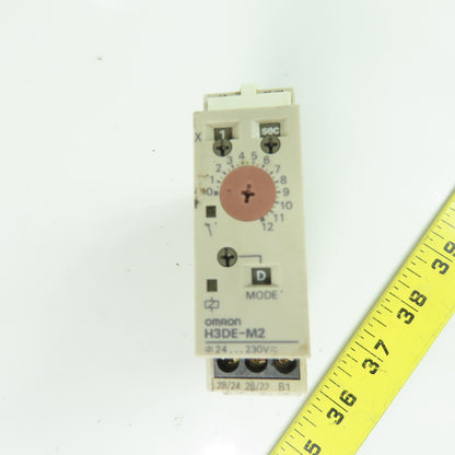 Omron H3DE-M2 Multifunction Timer Relay 24-230V 0.1Sec To 120Hr