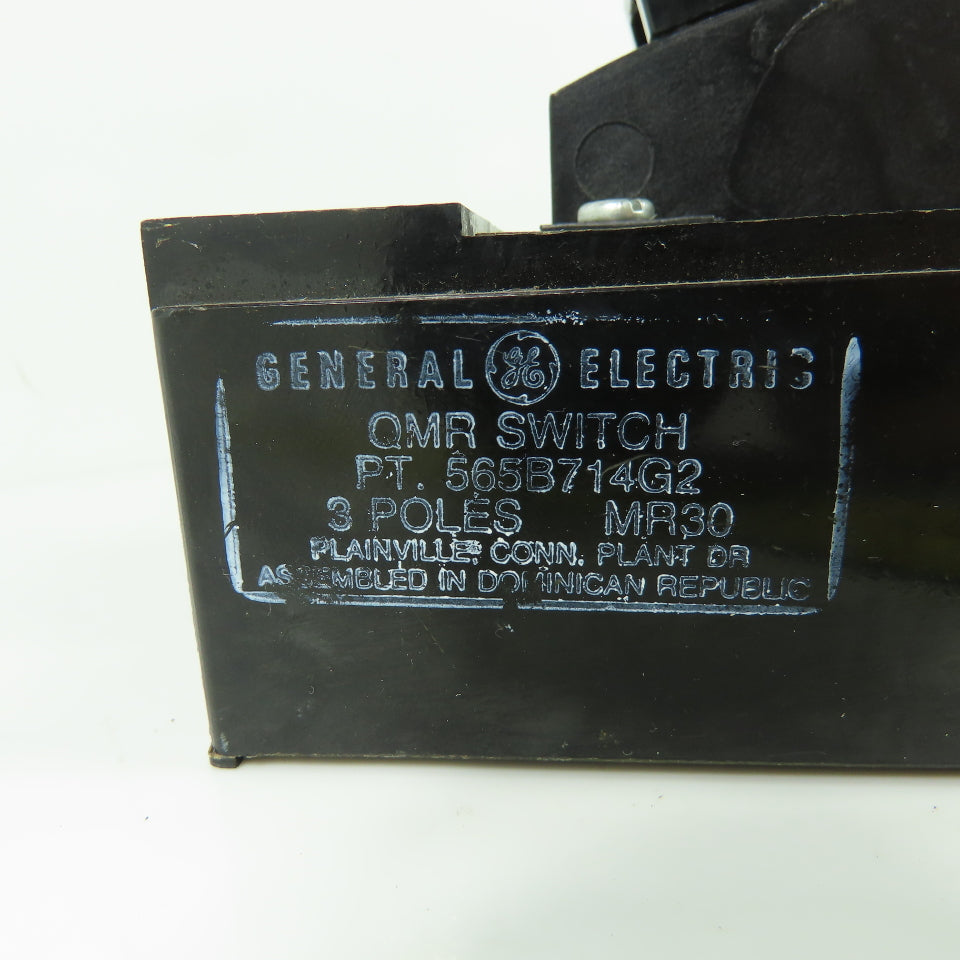 General Electric 565B714G2 QMR Disconnect Switch 3-Pole