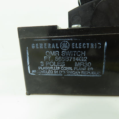 General Electric 565B714G2 QMR Disconnect Switch 3-Pole