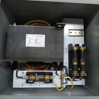 Daykin GNTD-5 5000VA Transformer Disconnect 480V 10.5A Pri 120V 42A Sec
