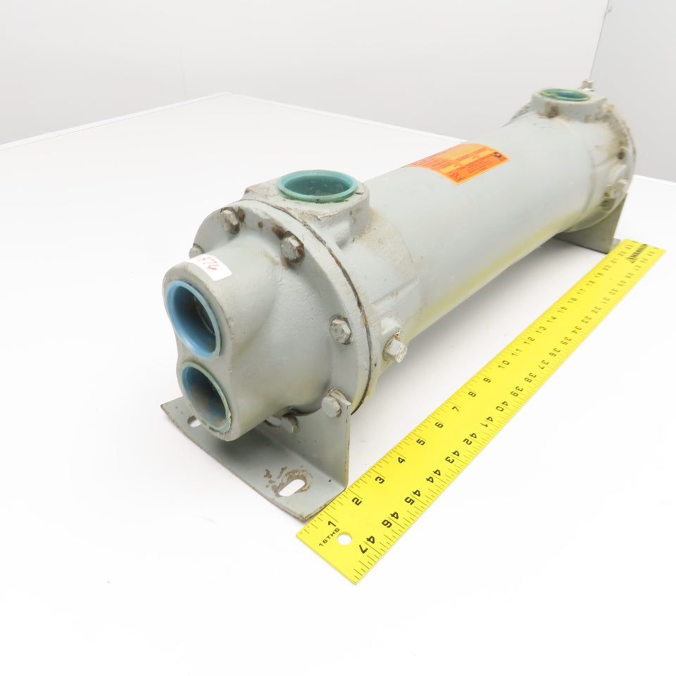 Young SSF-502-ER-2P 1-1/4", 1-1/2" NPT Shell And Tube Heat Exchanger 400°F