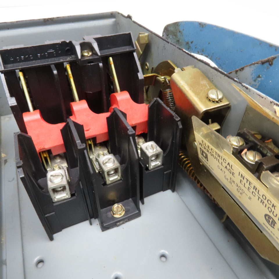 Square D HU36IAWK 30A 600V AC/DC Non Fused Safety Disconnect Switch