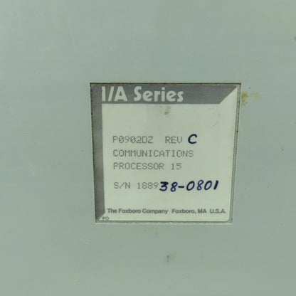 Foxboro P0902DZ Rev C I/A Series Communications Processor Module
