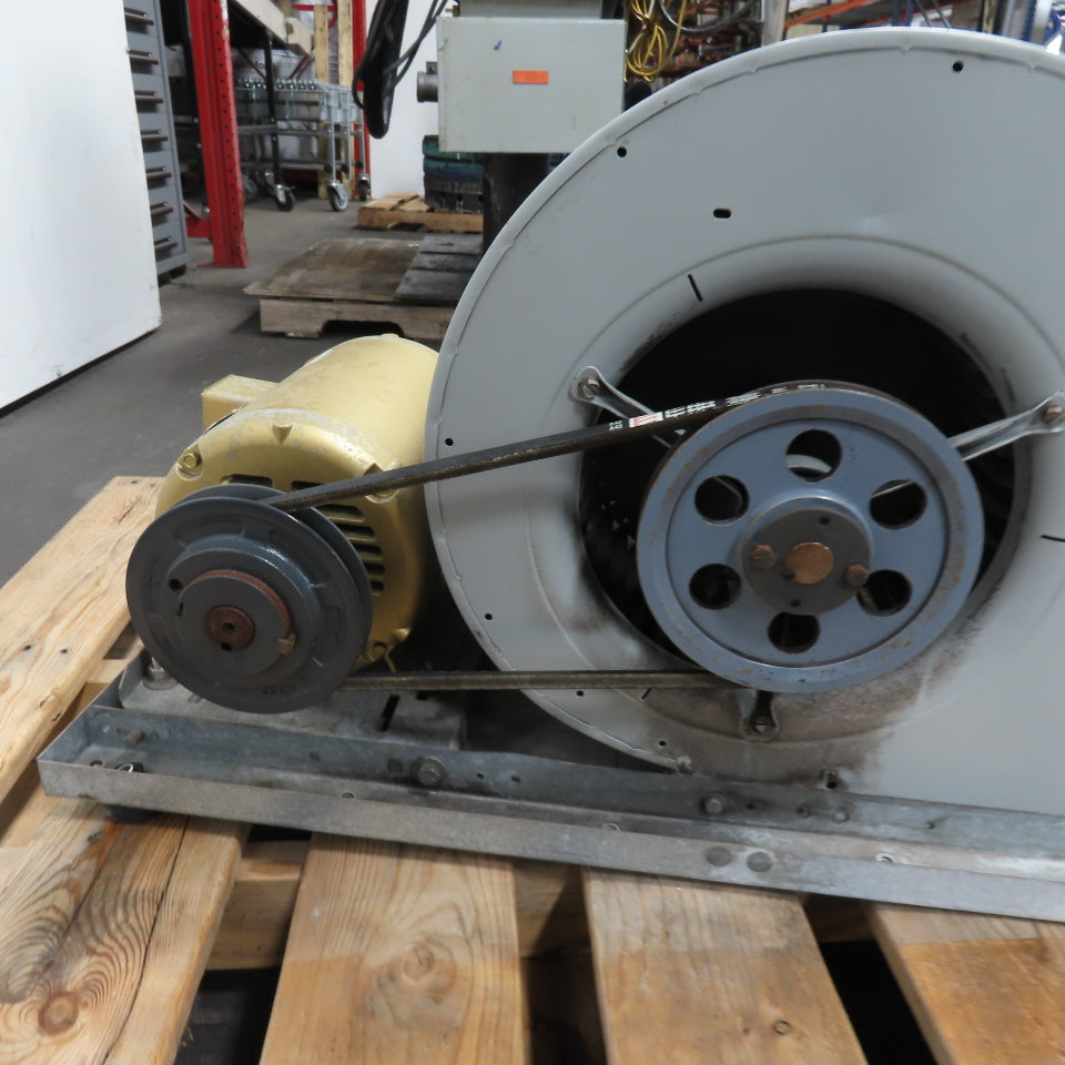 3HP Belt Driven Forward Curve Squirrel Cage Blower 230/460V 3Ph 1760RPM