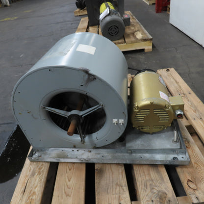 3HP Belt Driven Forward Curve Squirrel Cage Blower 230/460V 3Ph 1760RPM