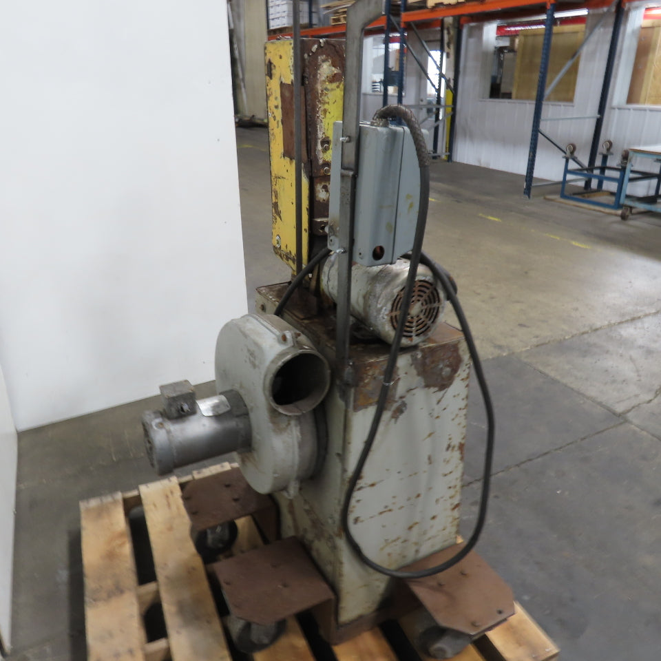 3HP 6" W Vertical Belt Sander 3Ph 230/460V W/Vacuum Base
