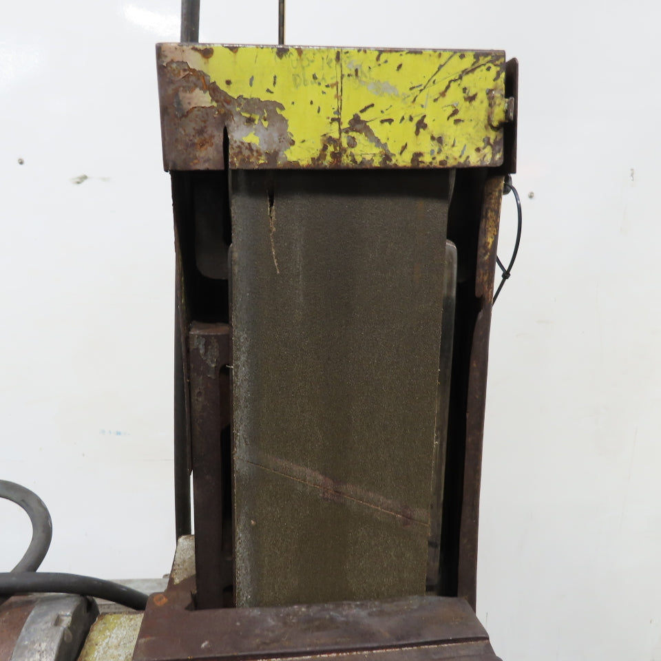 3HP 6" W Vertical Belt Sander 3Ph 230/460V W/Vacuum Base