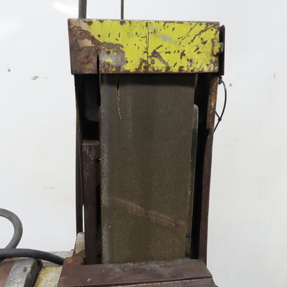 3HP 6" W Vertical Belt Sander 3Ph 230/460V W/Vacuum Base