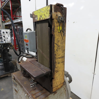 3HP 6" W Vertical Belt Sander 3Ph 230/460V W/Vacuum Base