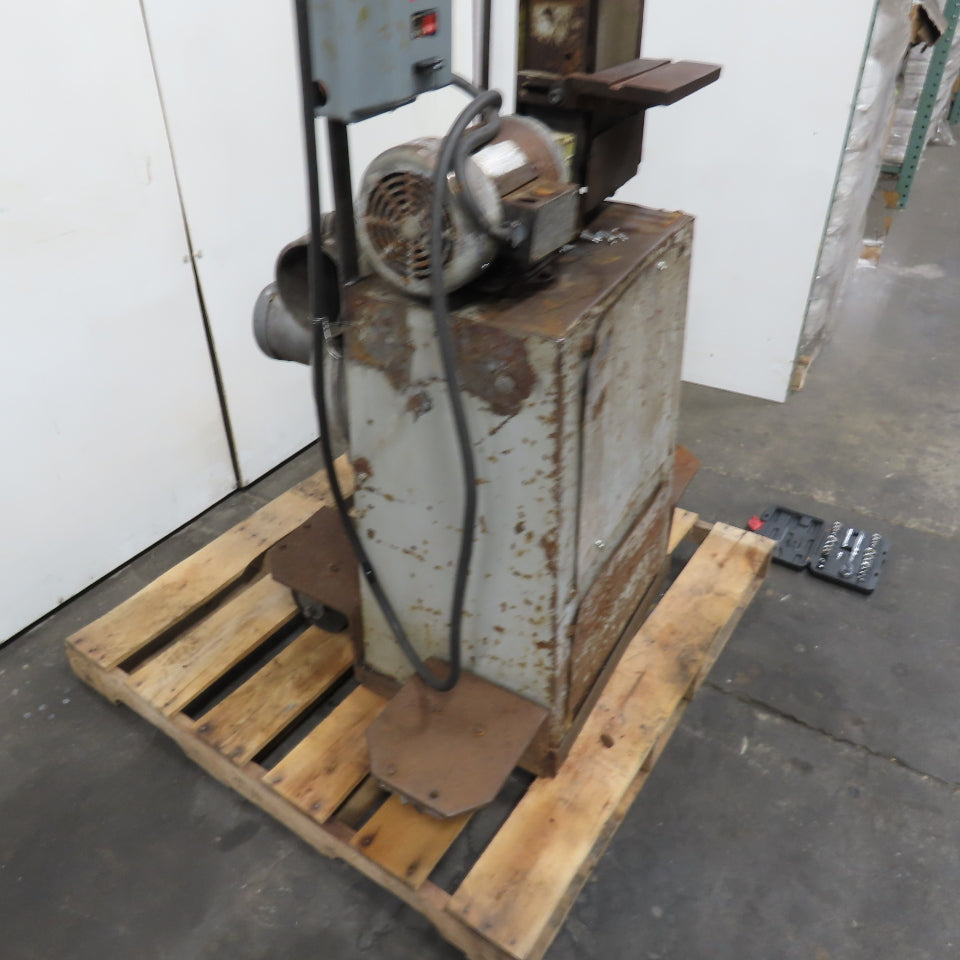 3HP 6" W Vertical Belt Sander 3Ph 230/460V W/Vacuum Base