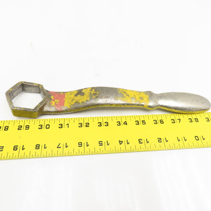 Vintage 1-1/2" Box Wrench Lathe Handle 6 Point 11-1/2" OAL