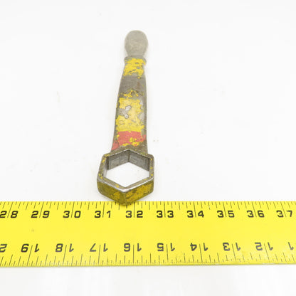 Vintage 1-1/2" Box Wrench Lathe Handle 6 Point 11-1/2" OAL