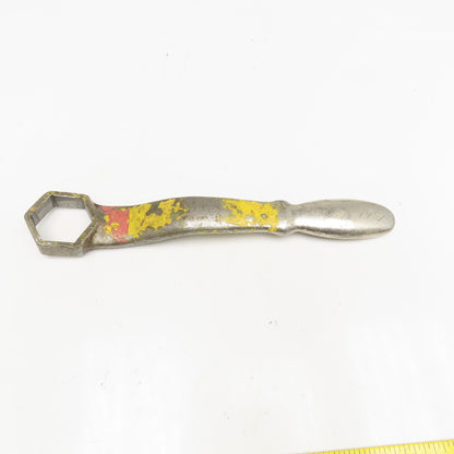 Vintage 1-1/2" Box Wrench Lathe Handle 6 Point 11-1/2" OAL