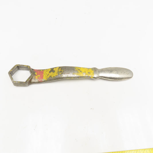 Vintage 1-1/2" Box Wrench Lathe Handle 6 Point 11-1/2" OAL