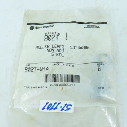 Allen-Bradley 802T 802T-W1A Roller Lever Non-Adj Steel 1.5" Radius
