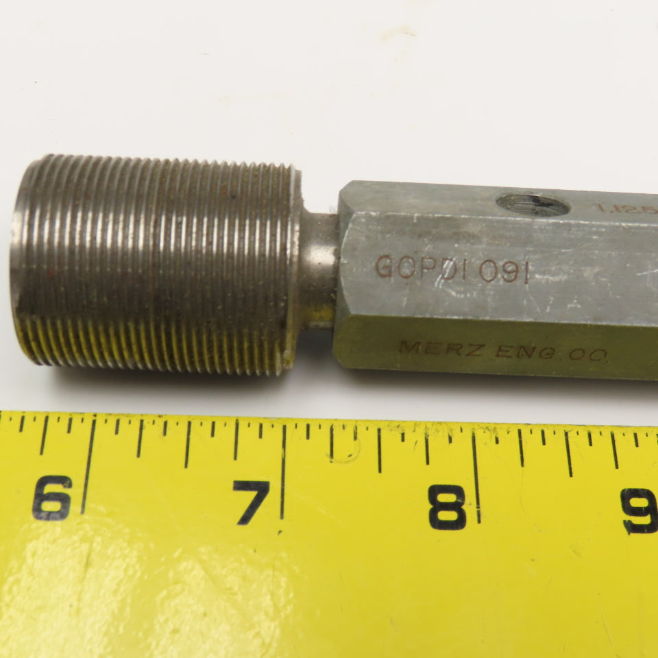 Merz Eng. 1.125-20NS-1 Thread Gauge Go 1.091 No Go 1.0836