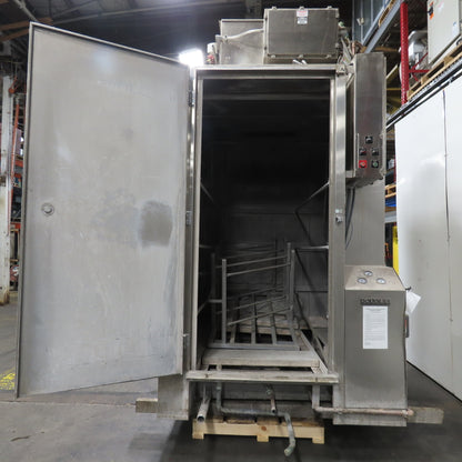 Douglas 2566-SCSGPR Stainless Steel Walk-In Rack Batch Washer 38W x 84H x72"Deep