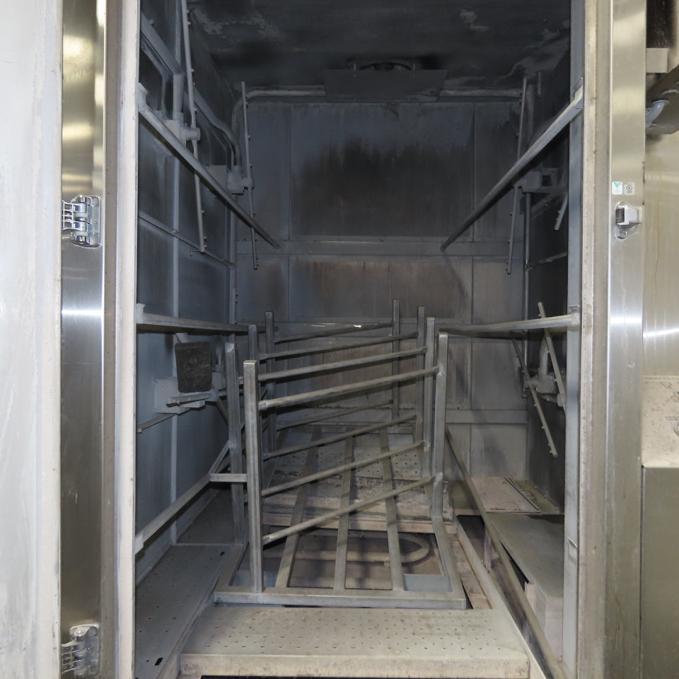 Douglas 2566-SCSGPR Stainless Steel Walk-In Rack Batch Washer 38W x 84H x72"Deep