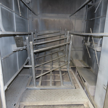 Douglas 2566-SCSGPR Stainless Steel Walk-In Rack Batch Washer 38W x 84H x72"Deep