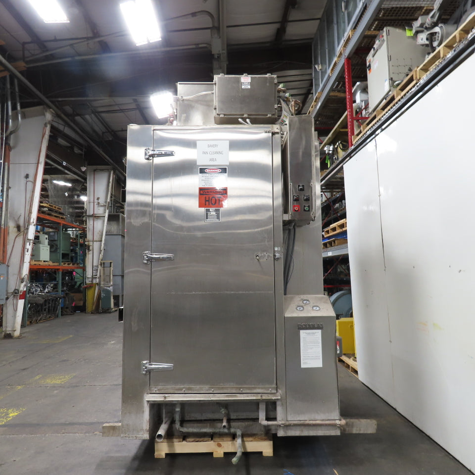 Douglas 2566-SCSGPR Stainless Steel Walk-In Rack Batch Washer 38W x 84H x72"Deep