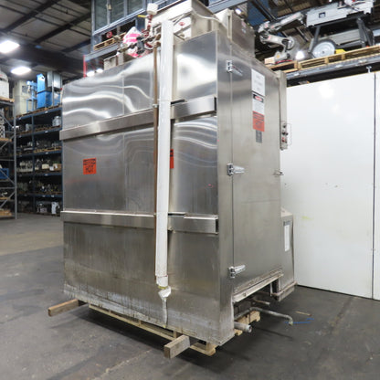 Douglas 2566-SCSGPR Stainless Steel Walk-In Rack Batch Washer 38W x 84H x72"Deep