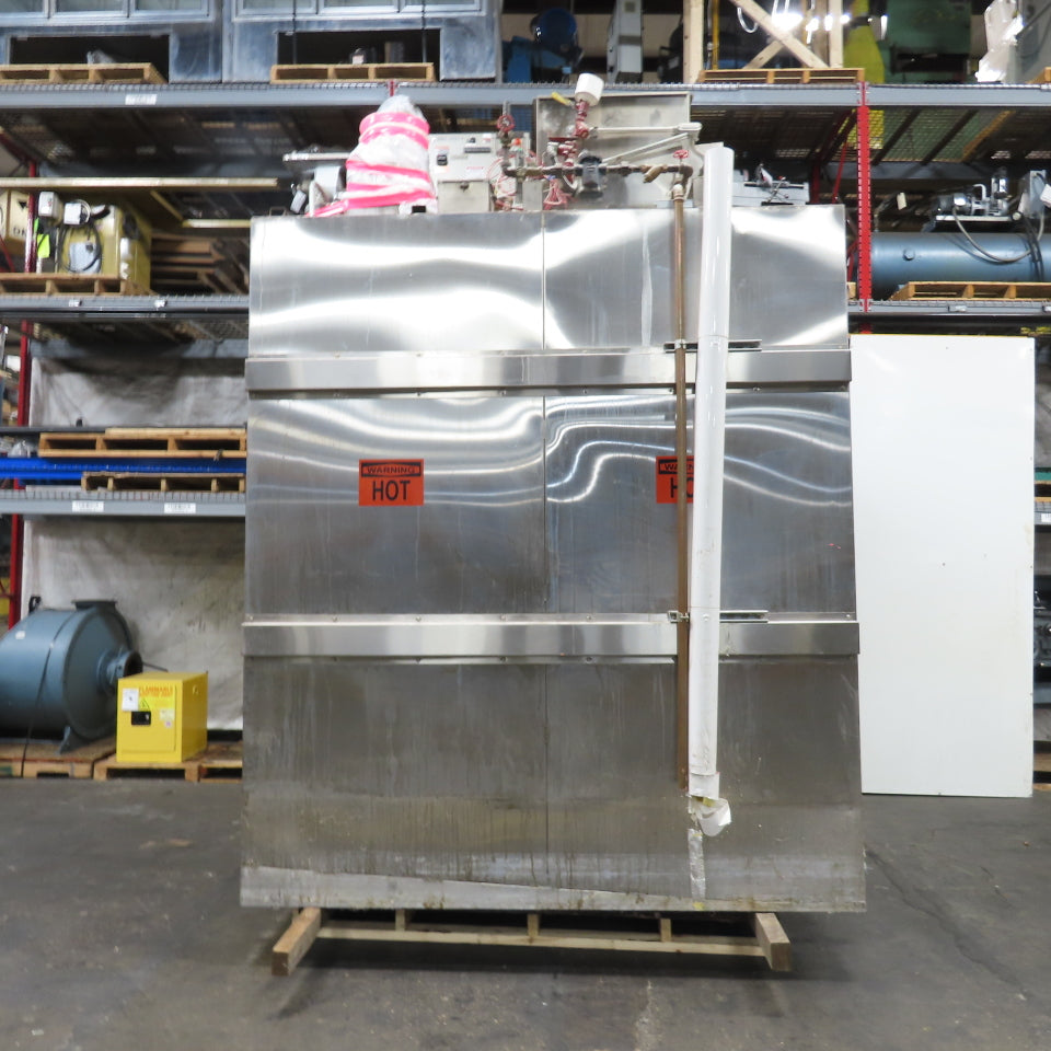 Douglas 2566-SCSGPR Stainless Steel Walk-In Rack Batch Washer 38W x 84H x72"Deep