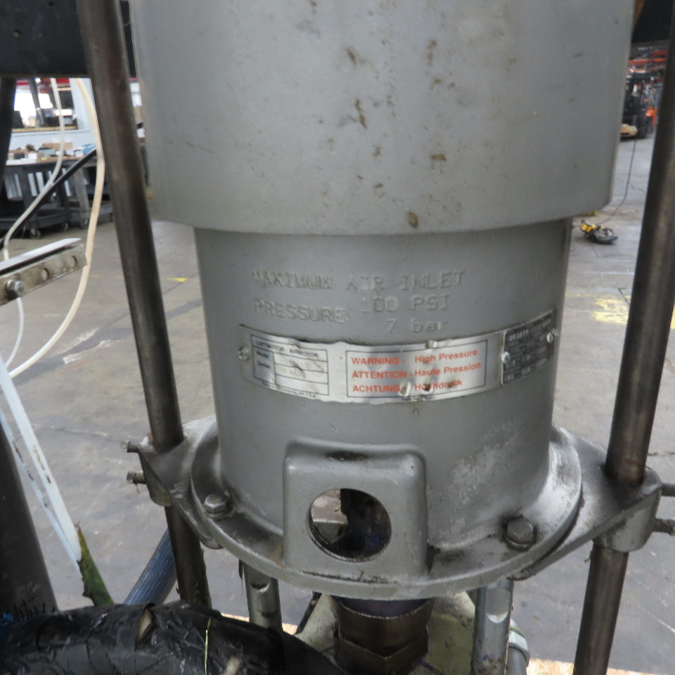 Graco Bulldog 971267 Therm-O-Flow Hot Melt Transfer Pump Drum Unloader 480V 3Ph