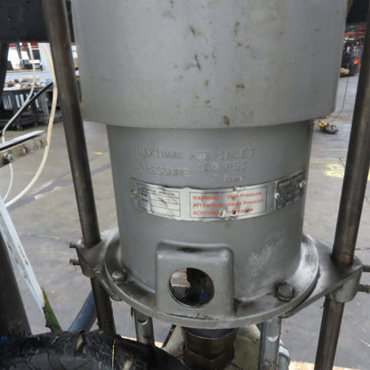 Graco Bulldog 971267 Therm-O-Flow Hot Melt Transfer Pump Drum Unloader 480V 3Ph