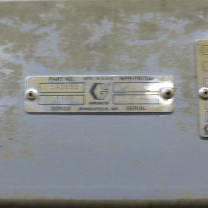 Graco Bulldog 971267 Therm-O-Flow Hot Melt Transfer Pump Drum Unloader 480V 3Ph