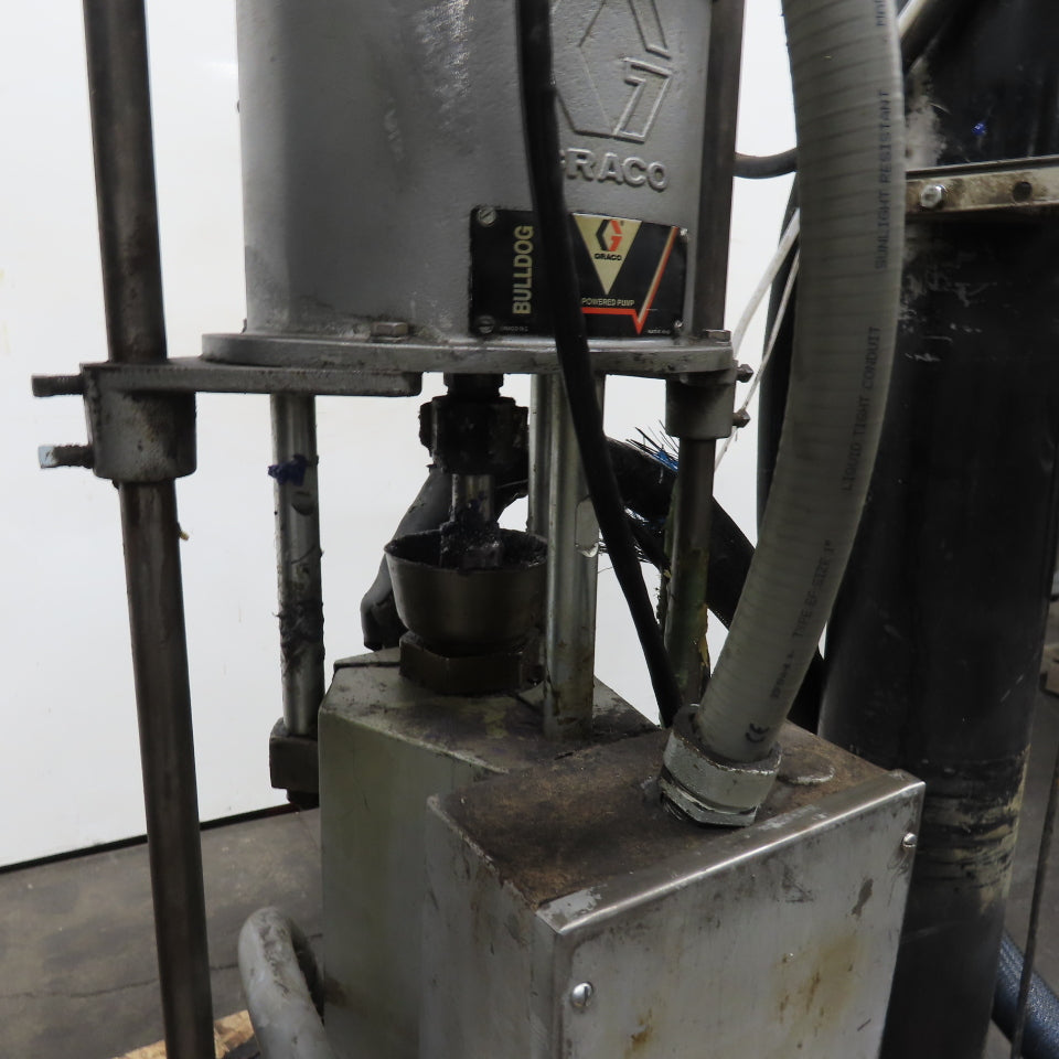 Graco Bulldog 971267 Therm-O-Flow Hot Melt Transfer Pump Drum Unloader 480V 3Ph
