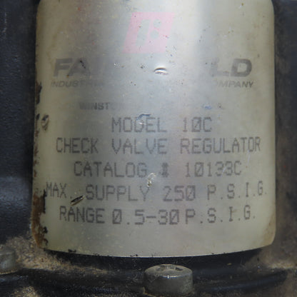 Fairchild 10C 3/8" NPT Compressed Air Check Valve Regulator 250PSI