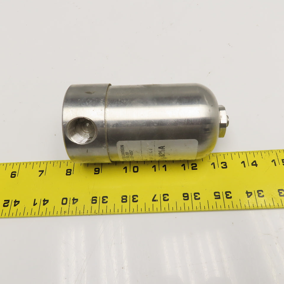 Parker 32M-10H10-025A 1/2" NPT Stainless Steel Coalescing Filter 350°F