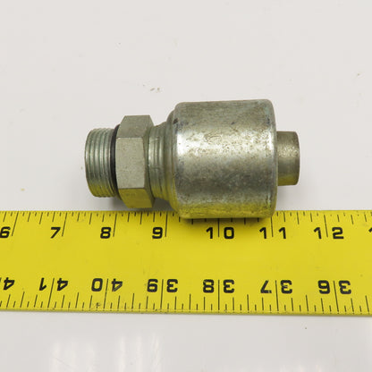 Gates 16G-16MB 1" (-16) Hose ID x 1" Male ORB Straight Mega Hose Crimp Fitting