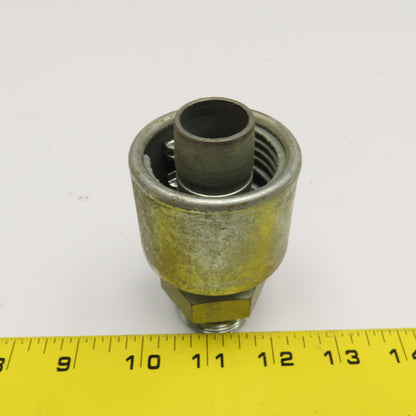 Gates 16G-16MB 1" (-16) Hose ID x 1" Male ORB Straight Mega Hose Crimp Fitting