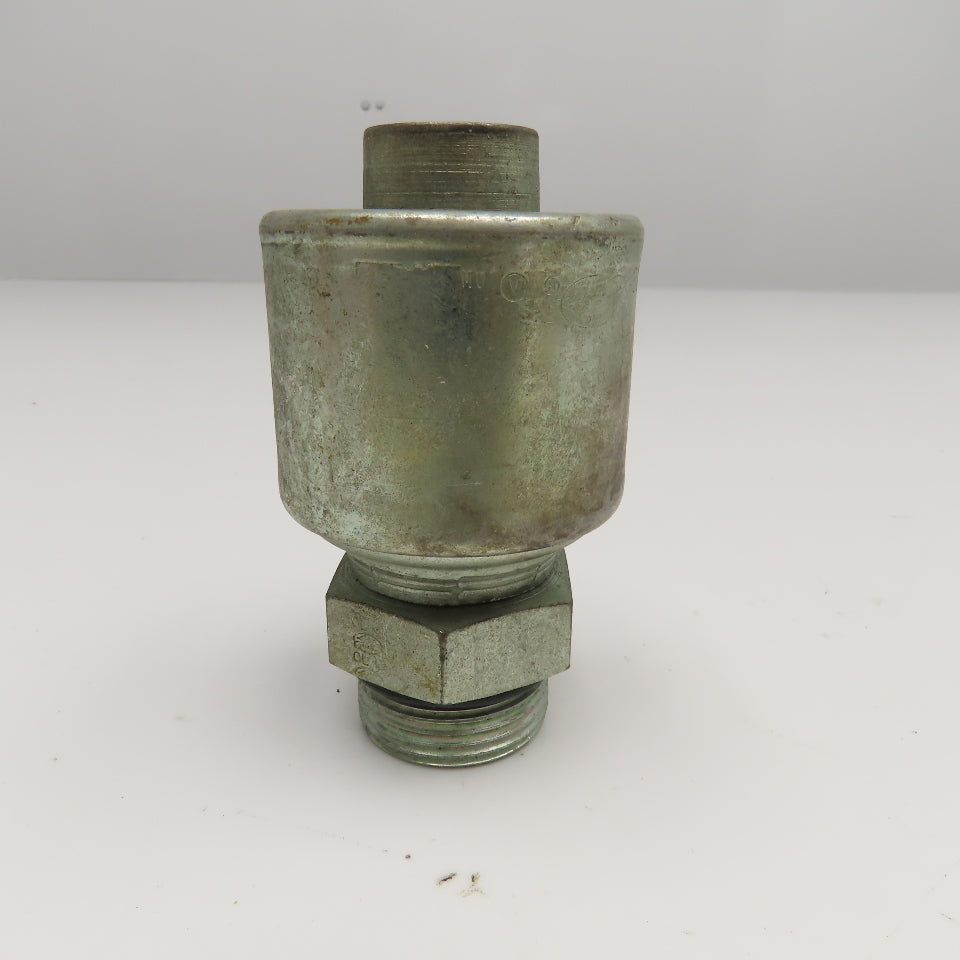 Gates 16G-16MB 1" (-16) Hose ID x 1" Male ORB Straight Mega Hose Crimp Fitting