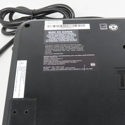 Tripp Lite SMART1500LCD UPS Battery Backup W/ Surge Protection 1500VA 120V 900W