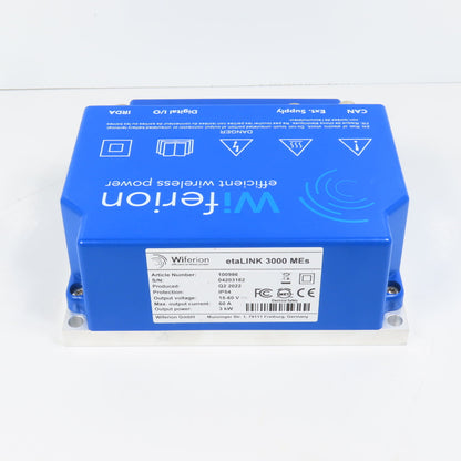 Wiferion 100986 etaLINK 3000 Mes 3kW Remote Charging Module AGV (Clean)