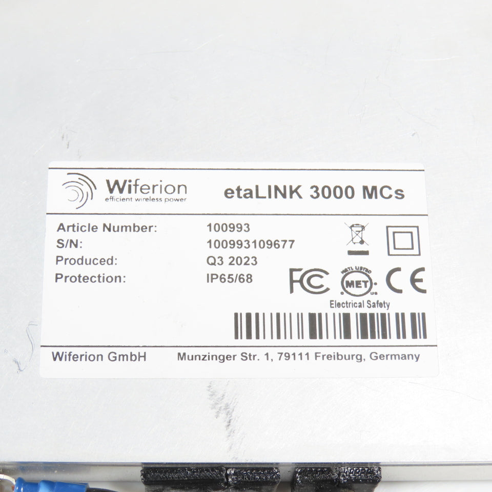 Wiferion 100993 etaLINK 3000 MCs Wireless Charger Panel