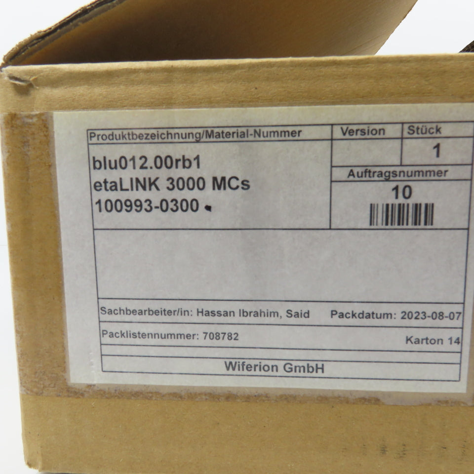 Wiferion 100993 etaLINK 3000 MCs Wireless Charger Panel NEW