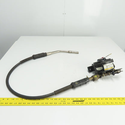 Yaskawa PMEE-12-KB31 Gearbox Wire Feed Unit 24VDC 5A 144RPM 1/25 Ratio W/Mig Gun