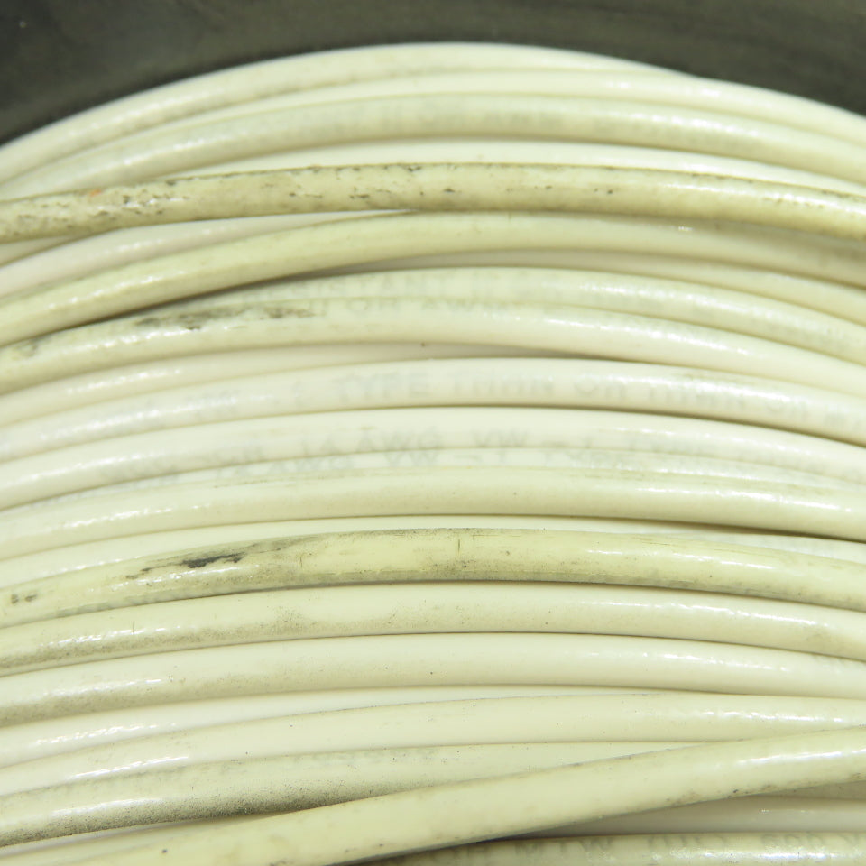 General Cable GCC-CR 14AWG THHN/TRWN/MTW White Cable Wire Copper 600V 335'